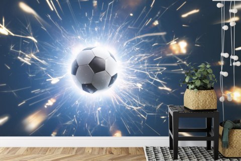 Fototapeta Piłka Wśród Iskier Flizelina 208x146 FT-3367-VEXL