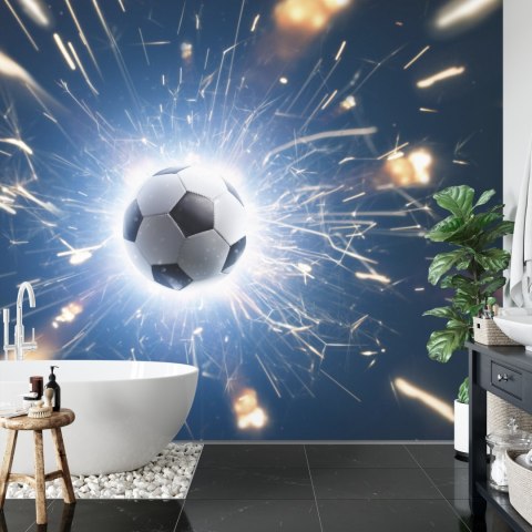 Fototapeta Piłka Wśród Iskier Vinyl Gładki 152.5x104 FT-3367-VGL