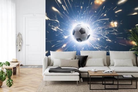 Fototapeta Piłka Wśród Iskier Vinyl Gładki 152.5x104 FT-3367-VGL