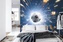 Fototapeta Piłka Wśród Iskier Vinyl Gładki 152.5x104 FT-3367-VGL