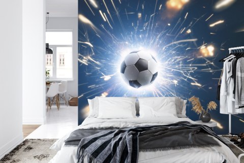 Fototapeta Piłka Wśród Iskier Vinyl Gładki 152.5x104 FT-3367-VGL