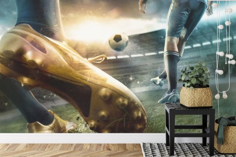 Fototapeta Piłkarze Podczas Gry Flizelina 208x146 FT-1011-VEXL