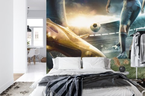 Fototapeta Piłkarze Podczas Gry Vinyl Gładki 152.5x104 FT-1011-VGL