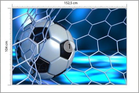 Fototapeta Sportowa 3D Piłka Vinyl Gładki 152.5x104 FT-1931-VGL