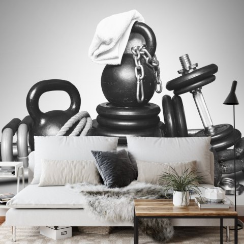 Fototapeta Sprzęt Sportowy Do Kulturystyki Vinyl Gładki 152.5x104 FT-3943-VGL