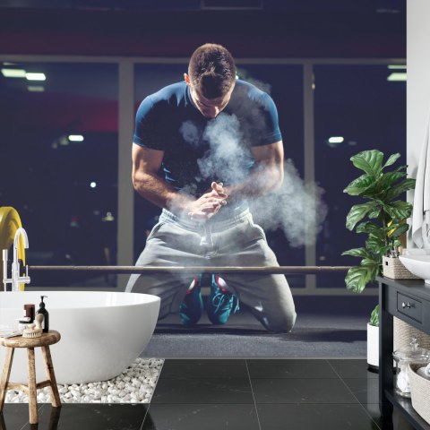 Fototapeta Sztangista Przygotowujący Się Do Flizelina 208x146 FT-3945-VEXL