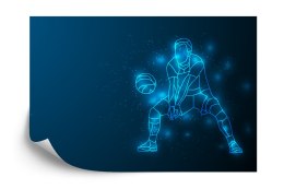 Fototapeta Abstrakcyjny Siatkarz Podczas Gry Flizelina 208x146 FT-3253-VEXL