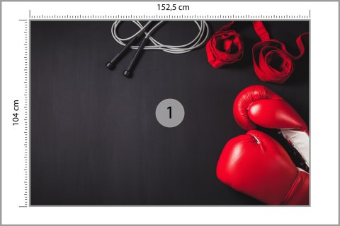 Fototapeta Bokserski Sprzęt Vinyl Gładki 152.5x104 FT-3431-VGL