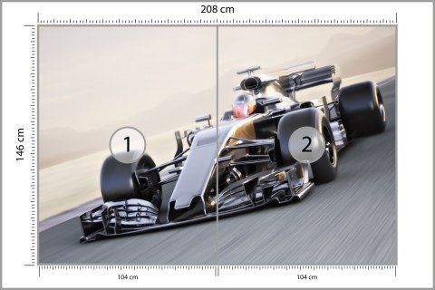 Fototapeta Bolid F1 W Ruchu Flizelina 208x146 FT-3793-VEXL