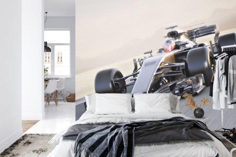 Fototapeta Bolid F1 W Ruchu Vinyl Gładki 152.5x104 FT-3793-VGL