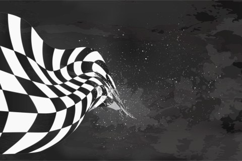 Fototapeta Flaga Wyścigowa Vinyl Gładki 152.5x104 FT-3786-VGL