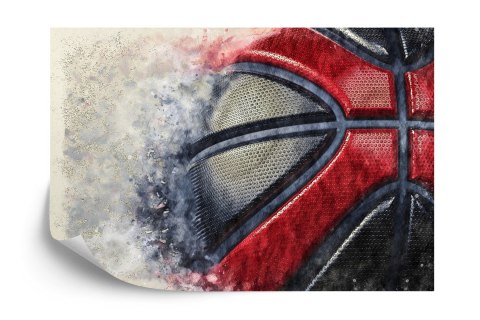 Fototapeta Piłka Koszykowa Malowana Akwarelą Flizelina 208x146 FT-3157-VEXL
