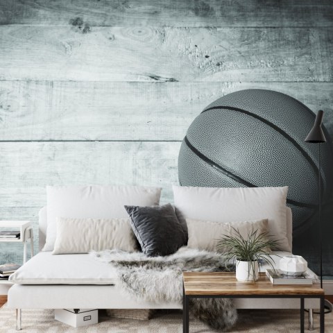 Fototapeta Piłka Koszykowa Na Tle Desek Flizelina 208x146 FT-3163-VEXL