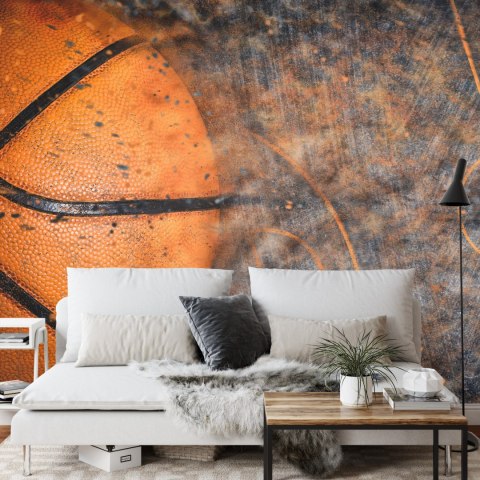 Fototapeta Piłka Na Tle Boiska Vinyl Gładki 152.5x104 FT-3123-VGL