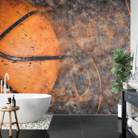 Fototapeta Piłka Na Tle Boiska Vinyl Gładki 152.5x104 FT-3123-VGL