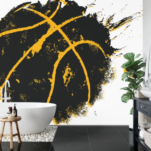 Fototapeta Piłka W Stylu Graffiti Vinyl Gładki 152.5x104 FT-3160-VGL