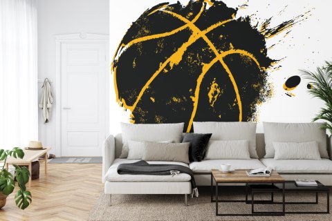 Fototapeta Piłka W Stylu Graffiti Vinyl Gładki 152.5x104 FT-3160-VGL