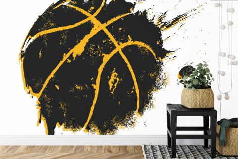 Fototapeta Piłka W Stylu Graffiti Vinyl Gładki 152.5x104 FT-3160-VGL