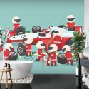 Fototapeta Pit Stop Bolidu F1 Vinyl Gładki 152.5x104 FT-3785-VGL
