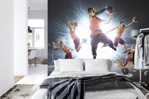 Fototapeta Uliczna Koszykówka Flizelina 208x146 FT-3131-VEXL