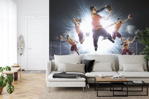 Fototapeta Uliczna Koszykówka Vinyl Gładki 152.5x104 FT-3131-VGL