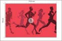 Fototapeta Abstrakcyjni Sportowcy Podczas Biegu Vinyl Gładki 152.5x104 FT-3656-VGL