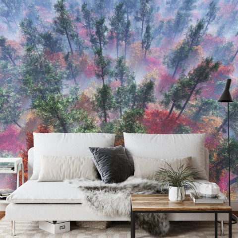 Fototapeta Las We Mgle Vinyl Gładki 152.5x104 FT-484-VGL