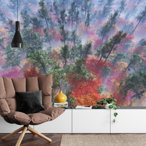 Fototapeta Las We Mgle Vinyl Gładki 152.5x104 FT-484-VGL