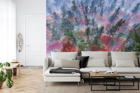 Fototapeta Las We Mgle Vinyl Gładki 152.5x104 FT-484-VGL