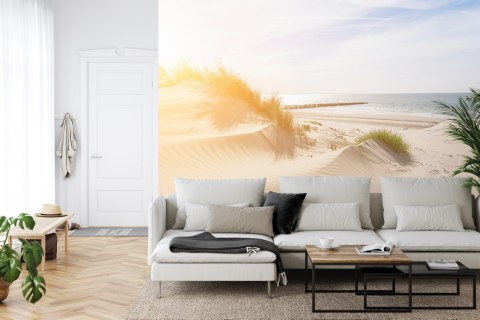 Fototapeta Plaża Morze Wydmy Flizelina 208x146 FT-393-VEXL