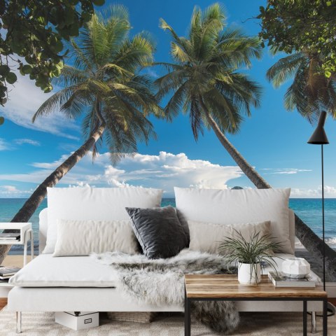Fototapeta Plaża Ocean Palmy Vinyl Gładki 152.5x104 FT-394-VGL