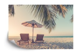 Fototapeta Plaża Ocean Palmy Vinyl Gładki 152.5x104 FT-396-VGL