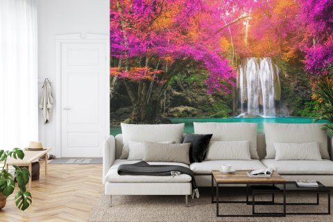 Fototapeta Wodospad Erawan Flizelina 208x146 FT-565-VEXL