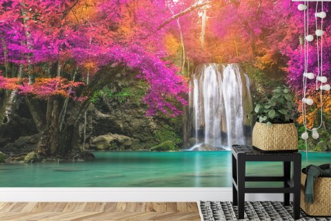 Fototapeta Wodospad Erawan Flizelina 208x146 FT-565-VEXL