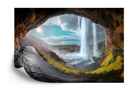 Fototapeta Wodospad Jaskinia Flizelina 208x146 FT-557-VEXL