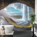 Fototapeta Wodospad Jaskinia Vinyl Gładki 152.5x104 FT-557-VGL