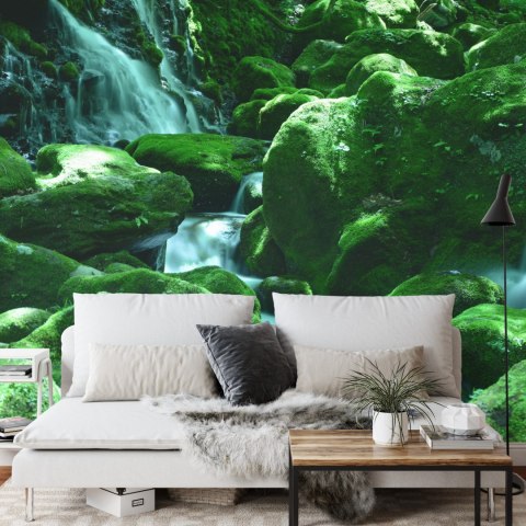 Fototapeta Wodospad Skały Vinyl Gładki 152.5x104 FT-581-VGL