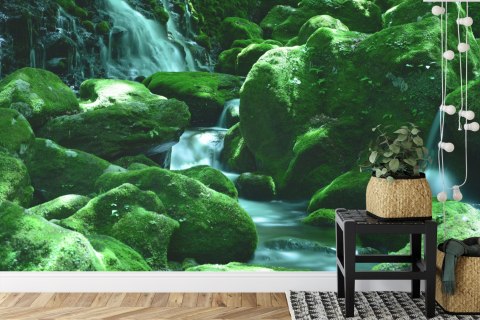 Fototapeta Wodospad Skały Vinyl Gładki 152.5x104 FT-581-VGL