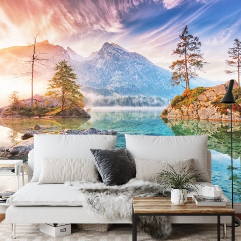 Fototapeta Jezioro Hintersee W Bawarii W Niemczech Flizelina 208x146 FT-3931-VEXL