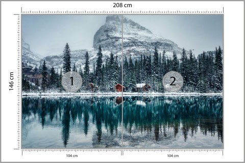 Fototapeta Jezioro O'hara W Kanadzie Flizelina 208x146 FT-3934-VEXL