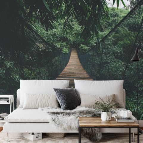 Fototapeta Wiszący Most W Lesie Flizelina 208x146 FT-4050-VEXL