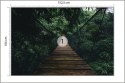 Fototapeta Wiszący Most W Lesie Vinyl Gładki 152.5x104 FT-4050-VGL