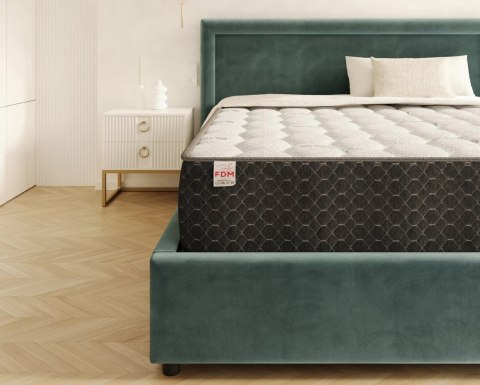 Materac micropocketowy TASSO lateks ocean blue gel, visco - 80 x 200 - H4 twardy - 24 cm