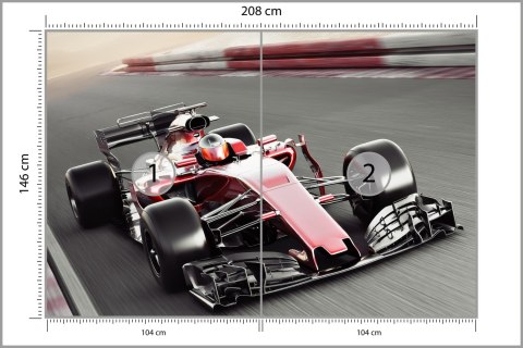 Fototapeta Bolid F1 Na Torze Flizelina 208x146 FT-3792-VEXL