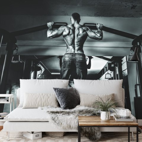 Fototapeta Kulturysta Podczas Vinyl Gładki 152.5x104 FT-3957-VGL