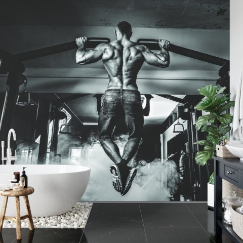 Fototapeta Kulturysta Podczas Vinyl Gładki 152.5x104 FT-3957-VGL