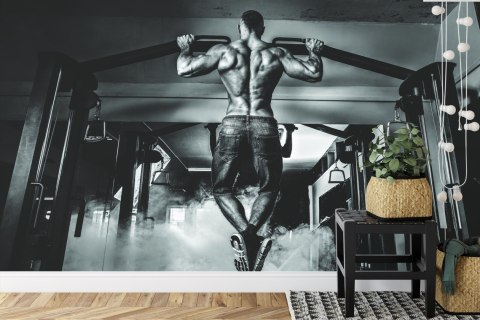 Fototapeta Kulturysta Podczas Vinyl Gładki 152.5x104 FT-3957-VGL