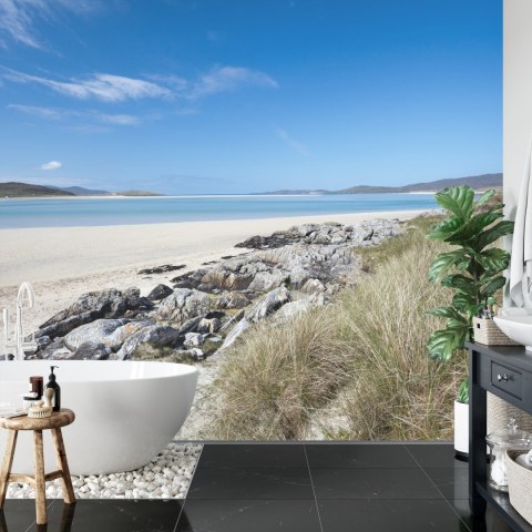 Fototapeta Plaża Morze Skały Flizelina 208x146 FT-405-VEXL