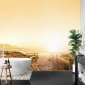 Fototapeta Plaża Zachód Słońca Vinyl Gładki 152.5x104 FT-378-VGL