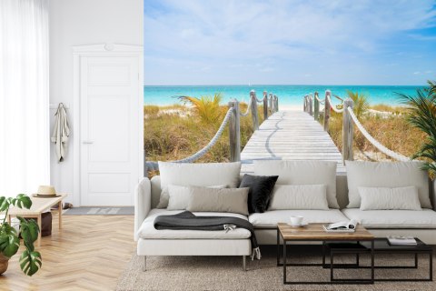 Fototapeta Ścieżka Na Karaibskiej Plaży Vinyl Gładki 152.5x104 FT-4140-VGL